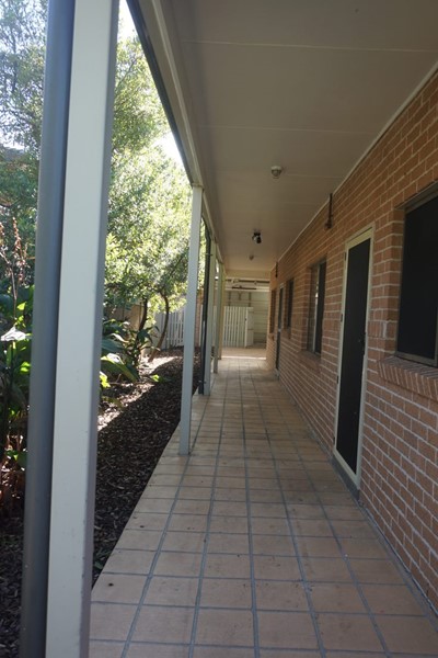 Entrance to villas in Lifestyle Solutions Supported Independent Living property with two self-contained villas in Fairfield, Sydney